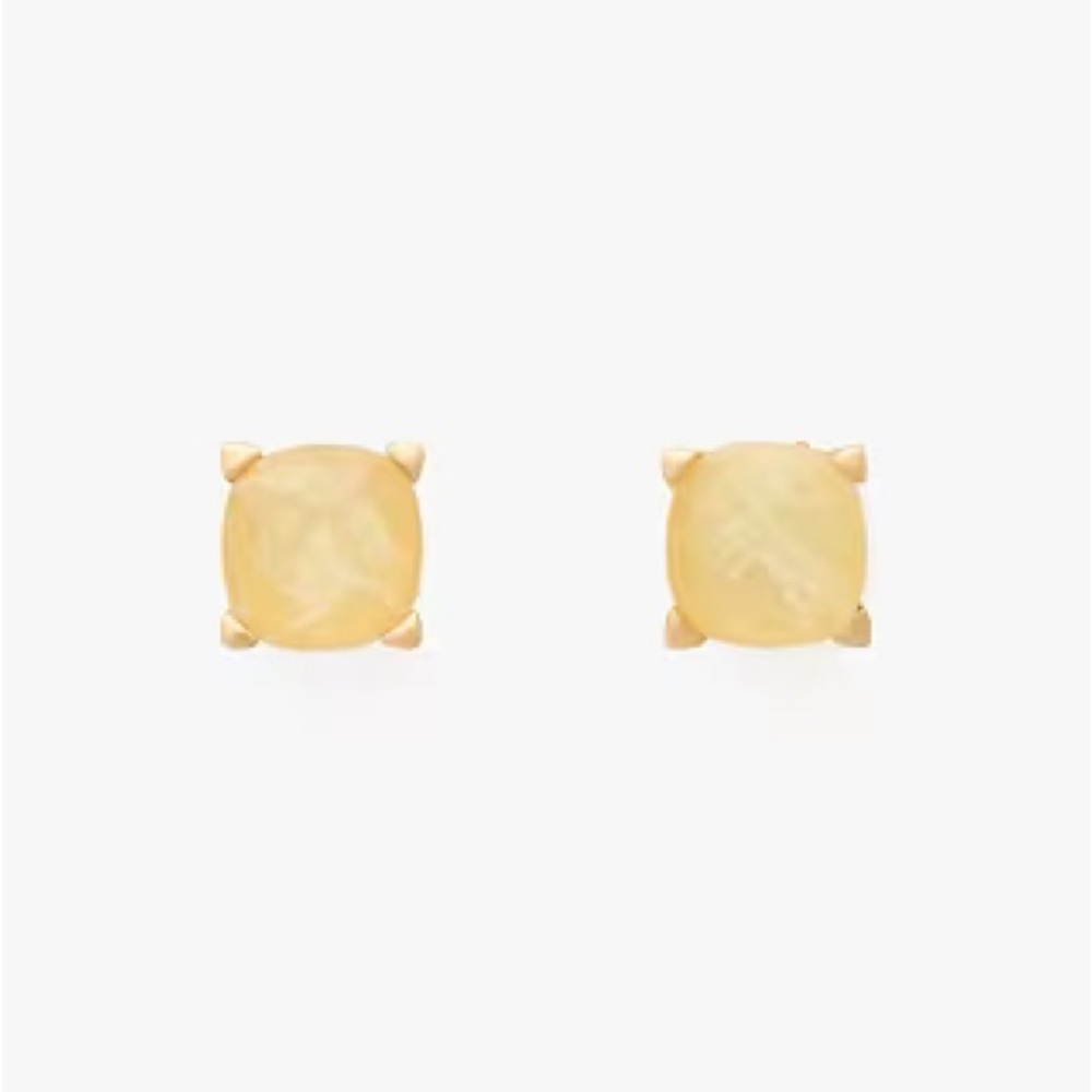 Kate Spade Yellow Stud Earrings